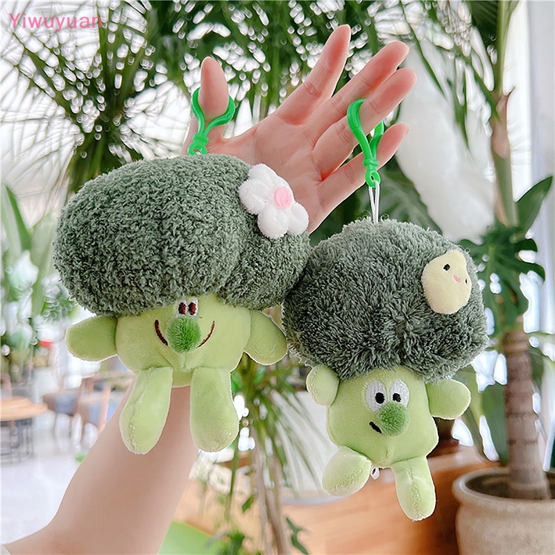 < Yiwuyuan > Đồ chơi nhồi bông Hình Rau Củ Broccoli Mềm Mại Dễ Thương Làm Quà Tặng Cho Bé Mới