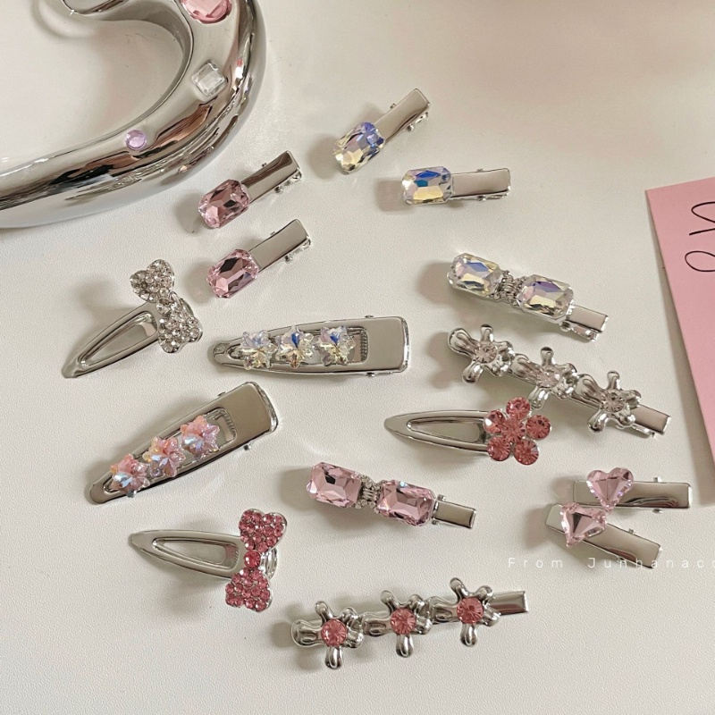 Kẹp Tóc Đính Đá Phong Cách Thời Trang Hàn Quốc Y2K