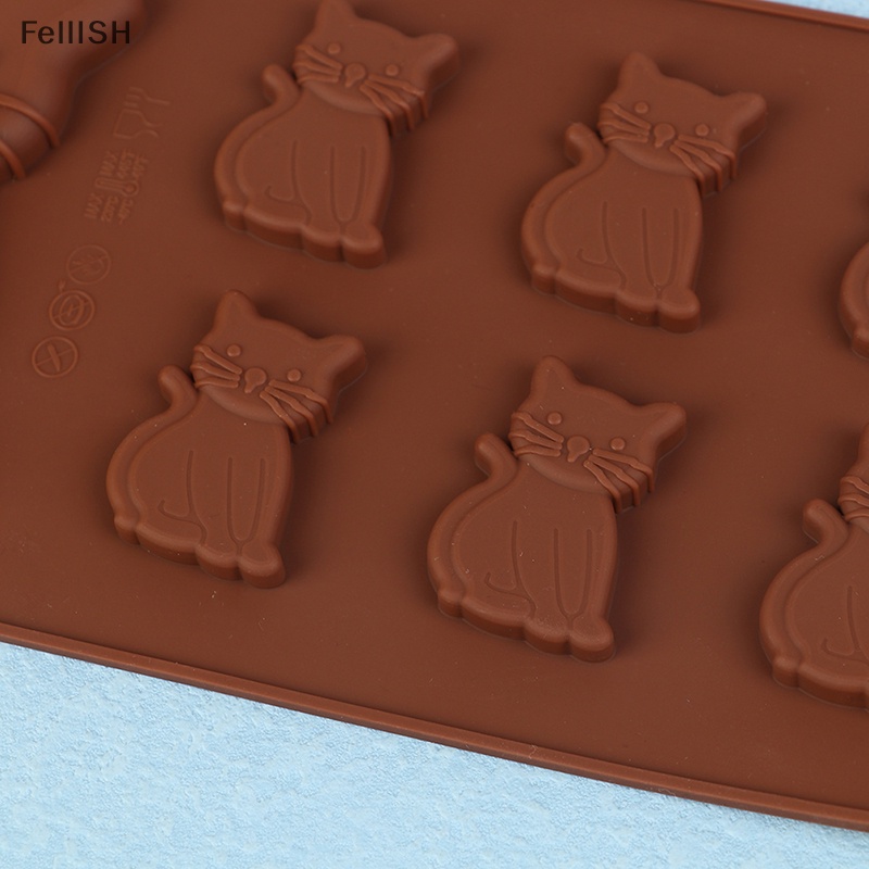 1 Khuôn Làm Bánh 7 Ngăn Hình Mèo Dễ Thương DIY 439br