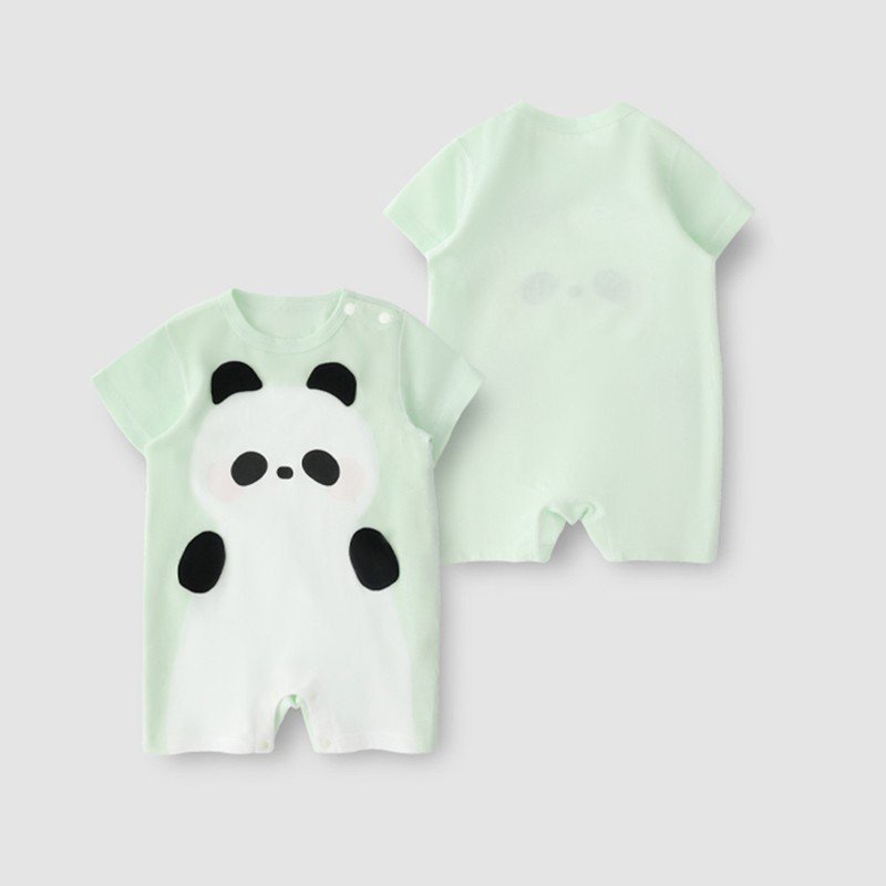 Bodysuit Thun Lạnh Cao Cấp LOTUKA In Hình Thú Ngộ Nghĩnh, Bộ Liền Thân Mặc Hè Cho Bé Yêu, Áo Liền Quần Size 3-12kg