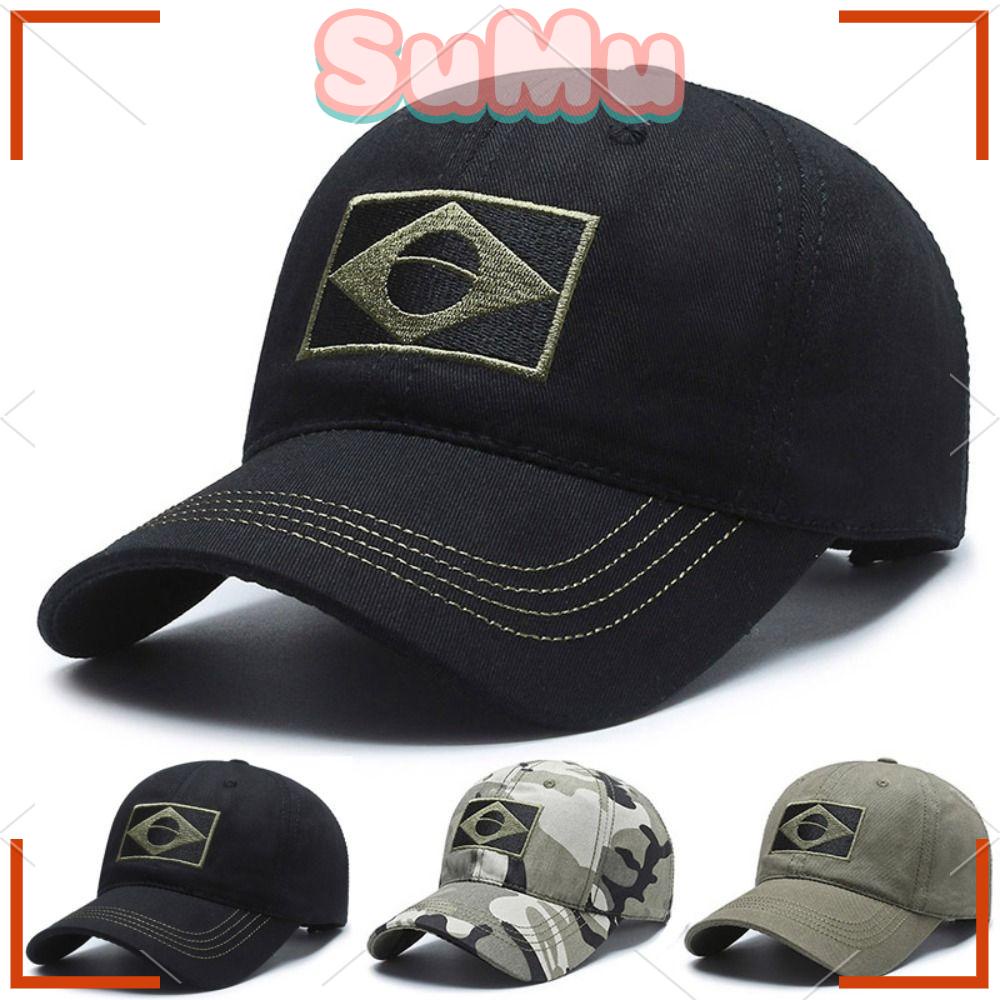 Mũ Lưỡi Trai Thoáng Khí Mau Khô Họa Tiết Lá Cờ Brazil Thời Trang Cho Nam Và Nữ