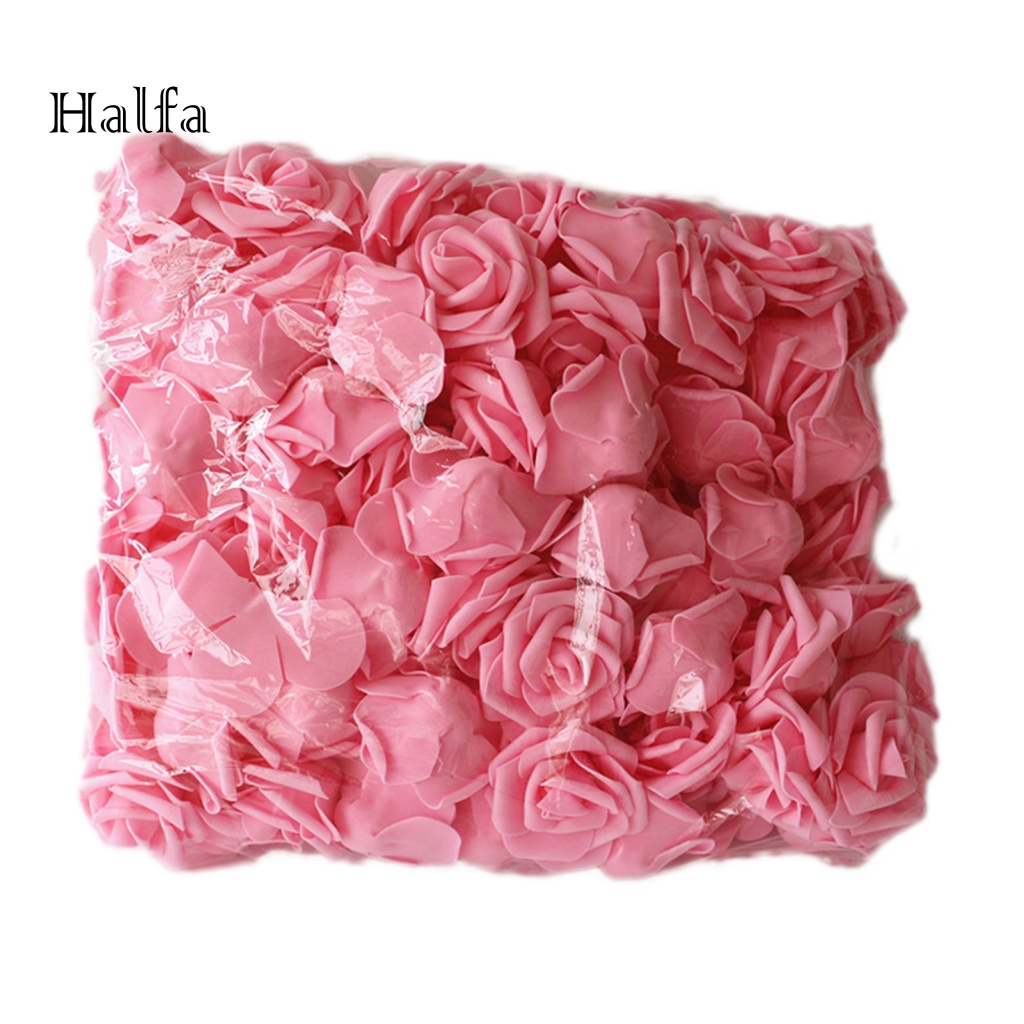 Set 100 Bông Hồng Xốp Nhẹ Không Phai Màu Trang Trí Sân Vườn