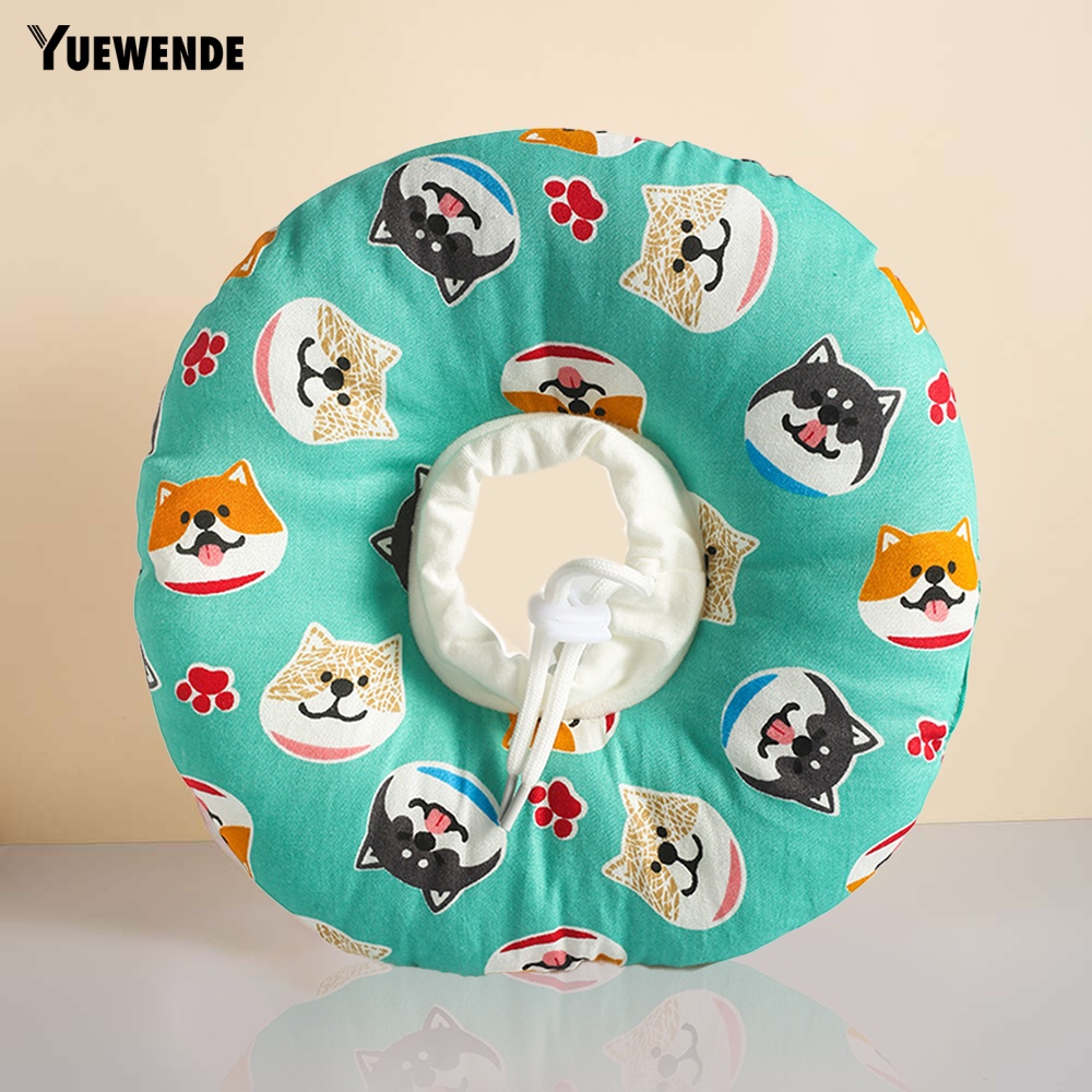 Yq.e Vòng Đeo Cổ Chống Cắn Chống Gàu Siêu Nhẹ Bảo Vệ Vết Thương Cho Thú Cưng Ngoài Trời