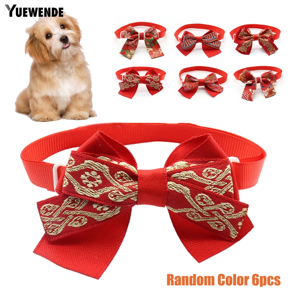 Set 6 Vòng Cổ Thoải Mái Có Thể Điều Chỉnh Cho Thú Cưng