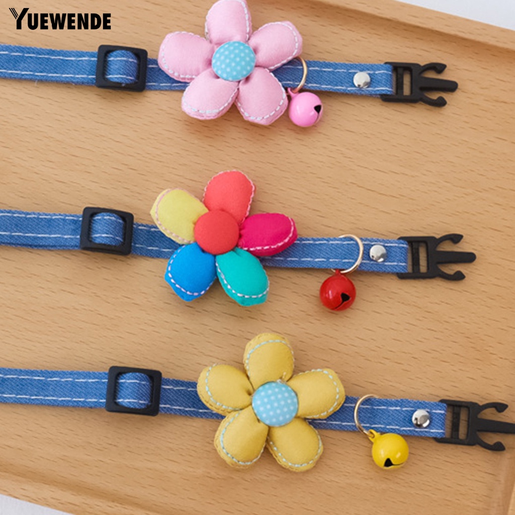 Vòng Cổ Hình Hoa Năm Cánh Có Thể Điều Chỉnh Cho Thú Cưng