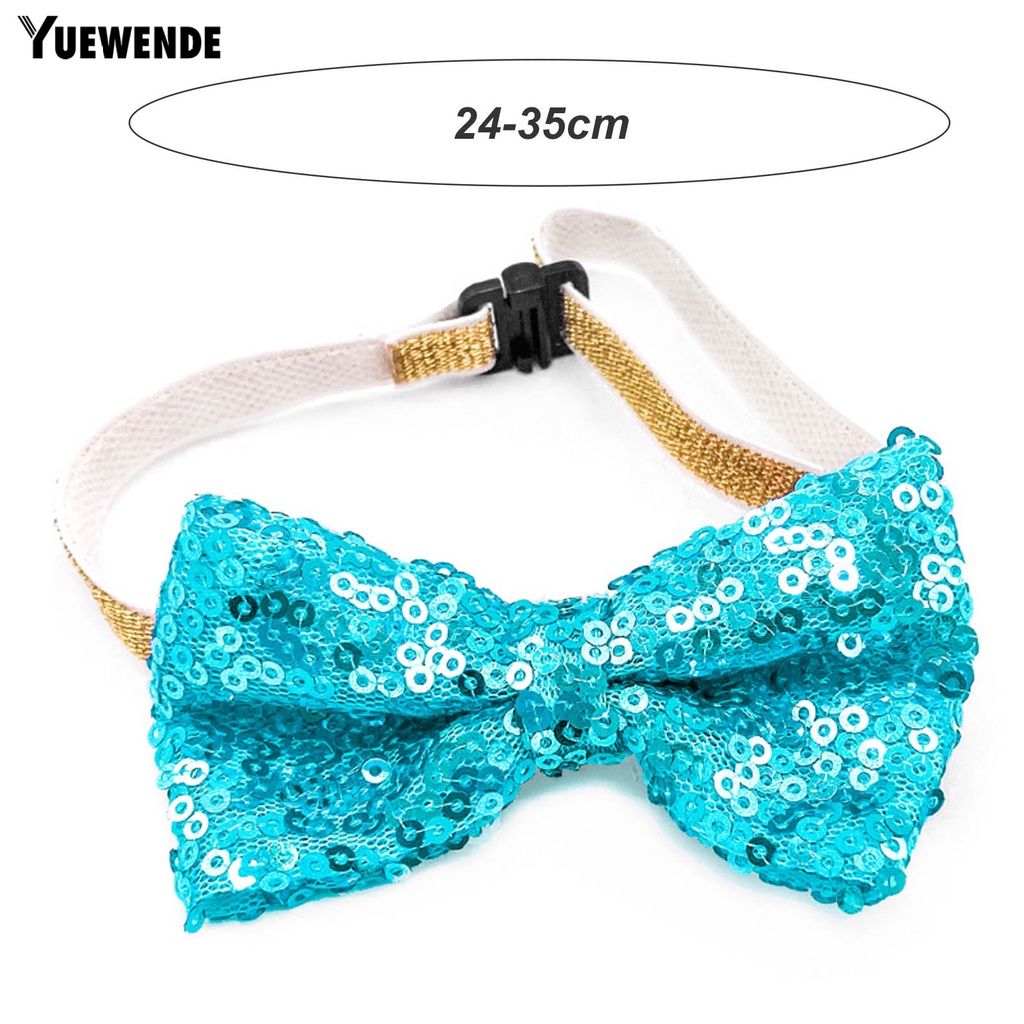 Vòng Cổ HìNh Nơ ĐíNh Kim Sa Có Thể ĐiềU ChỉNh Cho Thú Cưng