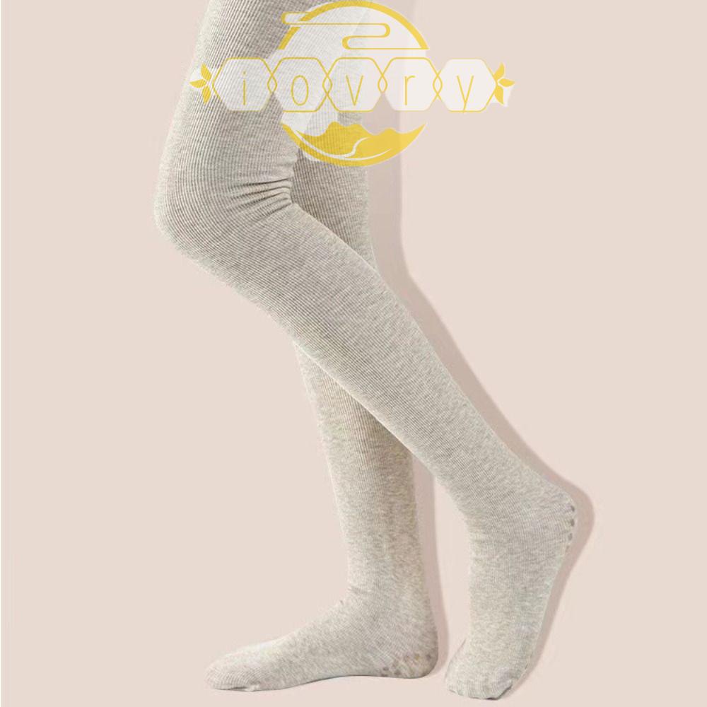 Tất Dệt Kim Cotton Dày Màu Sắc Đơn Giản Phong Cách Harajuku Cho Nữ