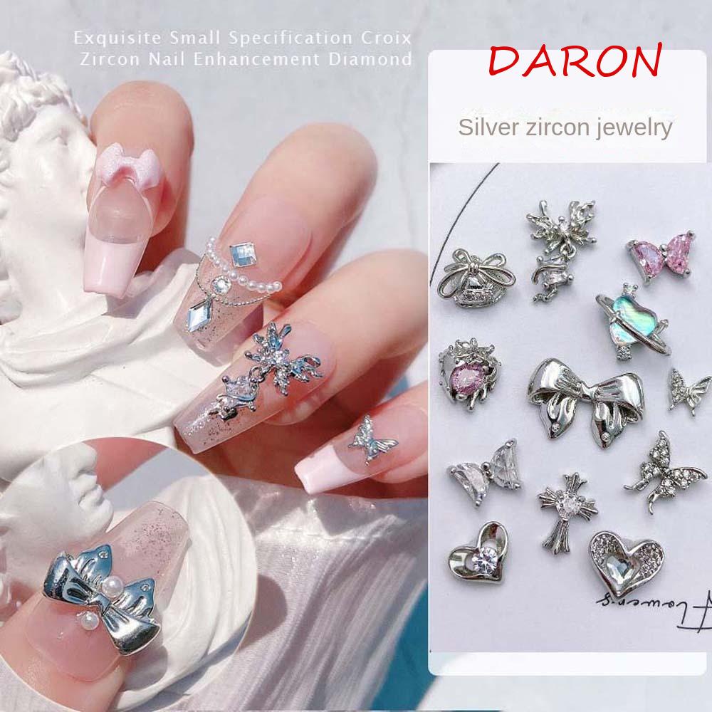 Phụ Kiện Trang Trí Móng Tay Hình Thánh Giá Sang Trọng|Miếng Dán Trang Trí Móng Tay Nghệ Thuật