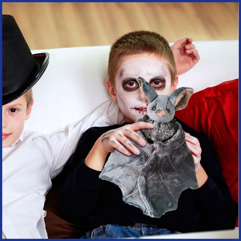 Dơi Nhồi Bông 13 Inch Mềm Mại Trang Trí Halloween