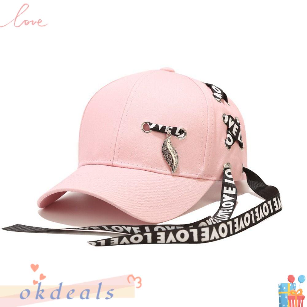 Mũ Lưỡi Trai Màu Trơn Điều Chỉnh Được Phong Cách Hip Hop Cá Tính