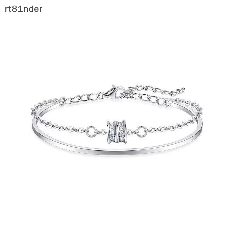 Rt Vòng Đeo Tay Hai Lớp Dạng Chuỗi Xích Nhỏ Nhắn Khí Chất Ngọt Ngào Dễ Phối Đồ Cho Bạn Gái n