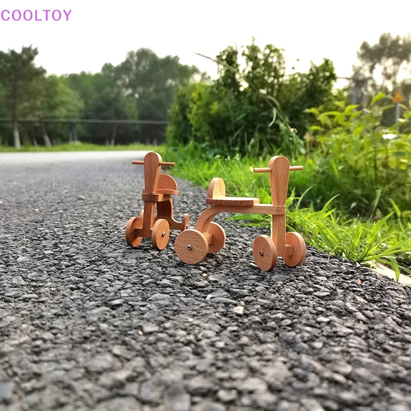 Cooltoy Mô Hình Xe Ba Bánh Có Thể Xoay Vòng Tỉ Lệ 1: 12 Trang Trí Nhà Búp Bê