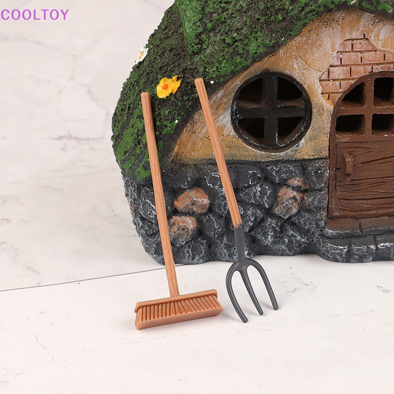 Set 6 Mô Hình Các Dụng Cụ Nông Trại Mini Trang Trí Nhà Búp Bê