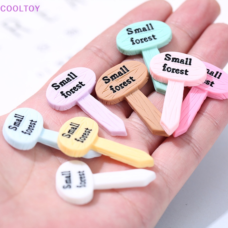 Cooltoy Set 10 Mô Hình Biển Báo Rừng Màu Sắc Cỡ Nhỏ 1: 12 Trang Trí Nhà Búp Bê