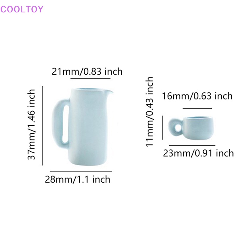 Cooltoy Bộ Bình Uống Nước Mini Cho Nhà Búp Bê