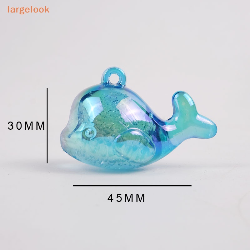 Cá Voi Nhỏ Bằng Acrylic Trong Suốt Nhiều Màu Dùng Trang Trí DIY