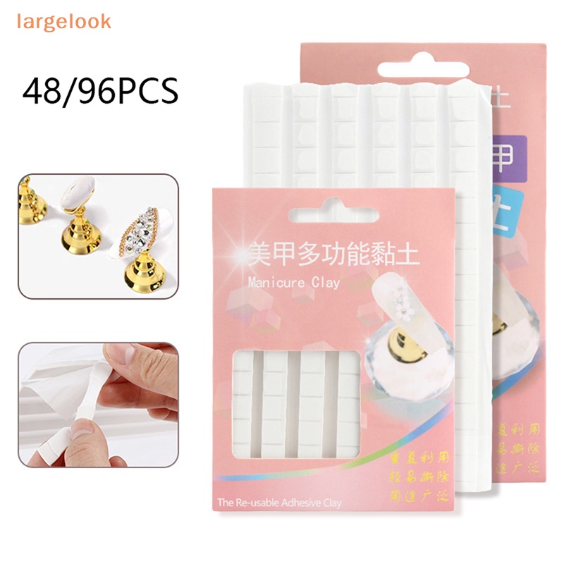 Miếng Dán Trang Trí Móng Tay Nghệ Thuật Hình Đất Sét Tái Sử Dụng Tiện Lợi