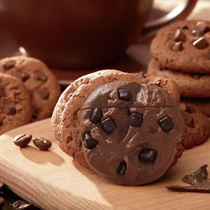 Vỏ Bảo Vệ Hộp Sạc Tai Nghe Redmi Buds3 Buds4 pro Bluetooth Không Dây Chất Liệu Silicon Mềm Hình Bánh Quy 3D Dễ Thương