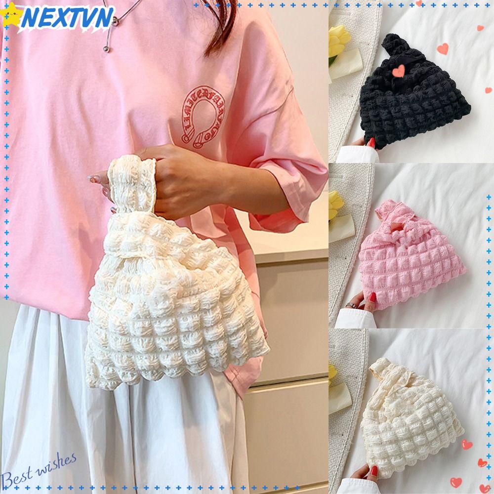 Túi Xách Đeo Cổ Tay Thắt Nút Đáng Yêu Cho Nữ