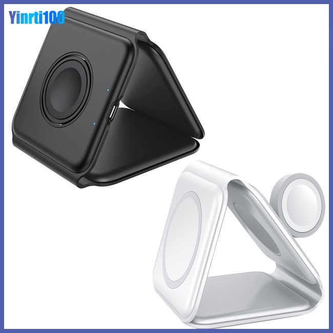 Đế Sạc Nhanh Không Dây Yinrti 3 Trong 1 15w Có Nam Châm Cho Điện Thoại