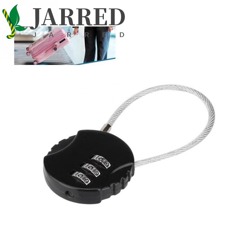 Ổ khóa mật khẩu 3 chữ số bằng thép tiện dụng cho xe đạp/ du lịch