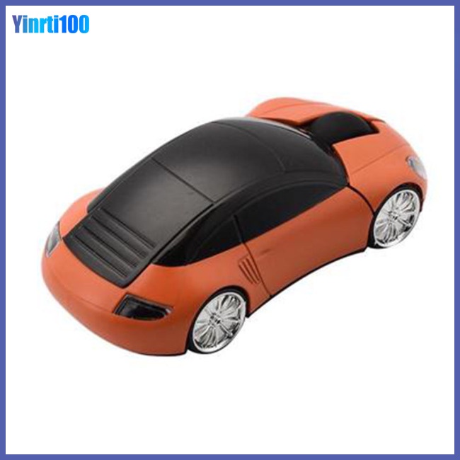 Chuột Không Dây Hình Xe Hơi Mini 2.4G Có Giao Diện USB Cho Notebook / Máy Tính