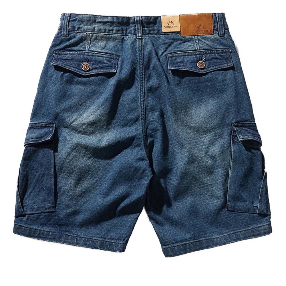Madness MDNS WRUEI Quần Short Denim Thời Trang Đường Phố Dễ Phối Đồ Cho Nam