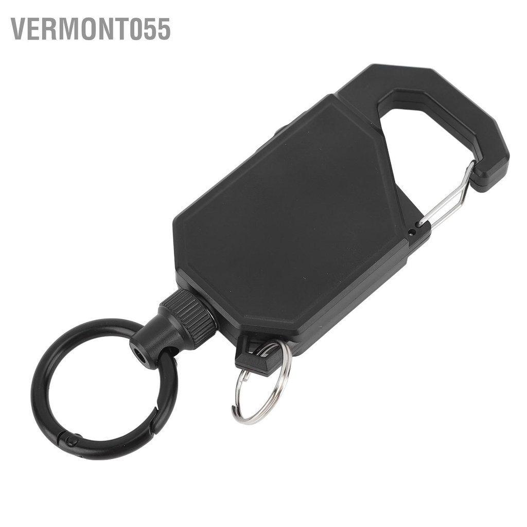 Vermont055 2 Chiếc Ngoài Trời Hạng Nặng Có Thể Thu Vào Móc Khóa Chìa Cho Cần Câu Công Việc Tài Liệu