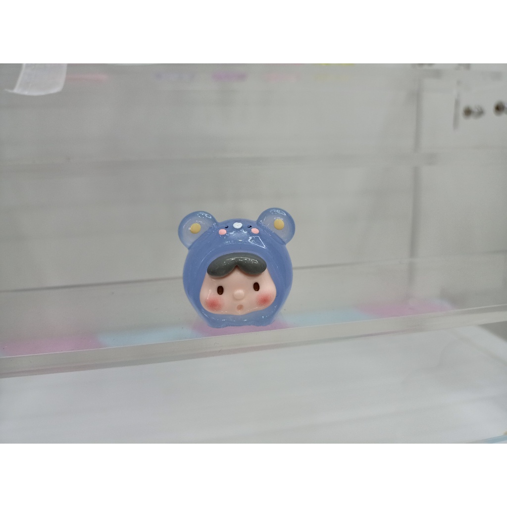 Charm bé đội nón 12 con giáp dạ quang phát sáng decor, DIY