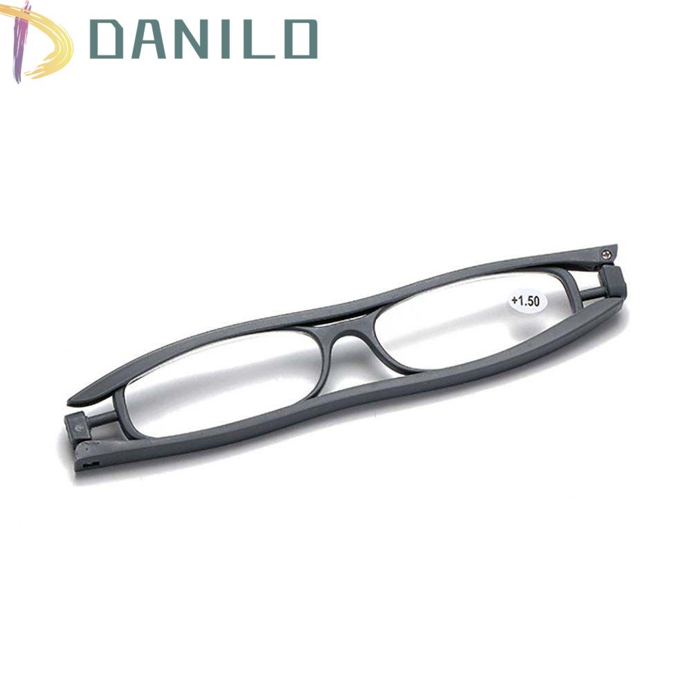 Mắt Kính Chống Bức Xạ DANILO Gọng Vuông 360 Độ Bằng Nhựa Resin Thời Trang Cho Nam Và Nữ ° Kính Đọc Sách Có Thể Xoay Được