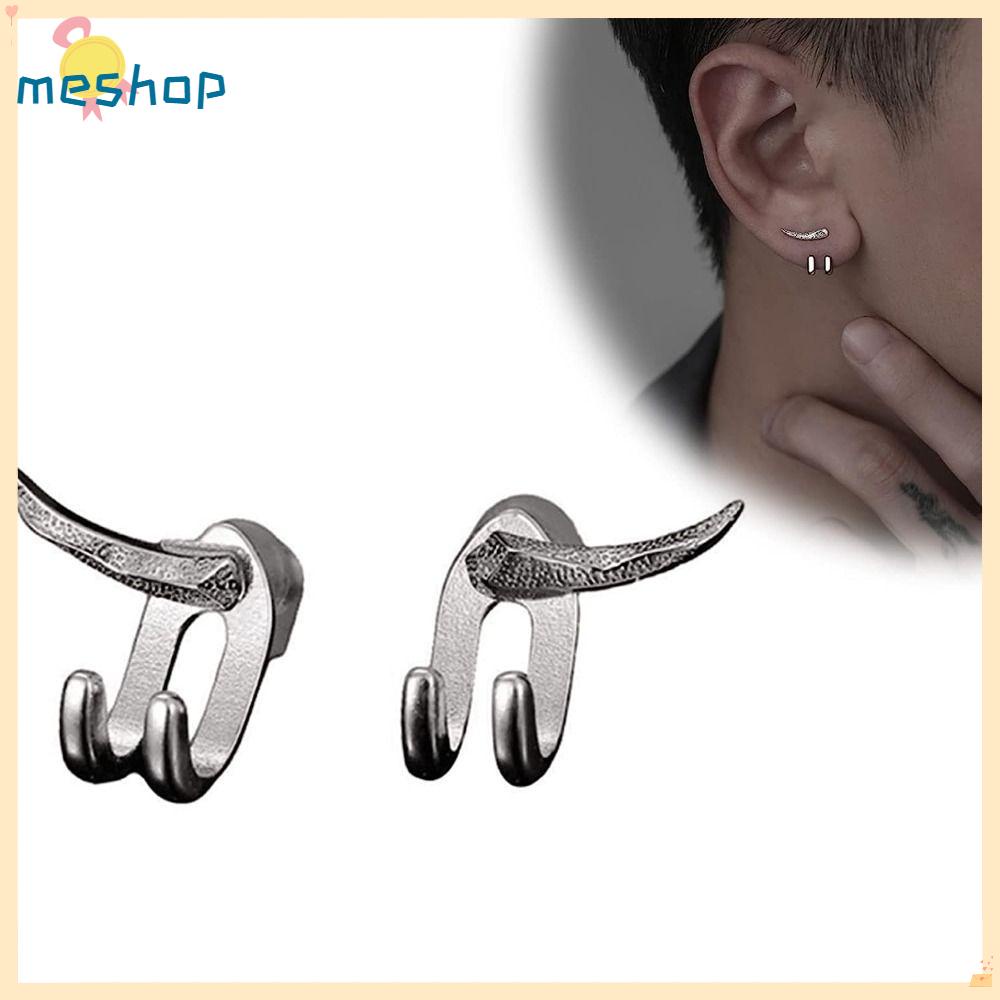 Bông Tai Xỏ Lỗ Hai Đầu Có Thể Tháo Rời Thời Trang Unisex|Túi Đeo Chéo Màu Đen Thời Trang Cho Nam Nữ