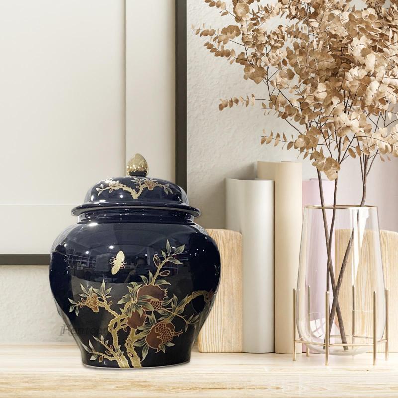 Lọ Gốm Đựng Gừng Để Bàn Trang Trí Phòng Khách / Tiệc Tùng 1 #