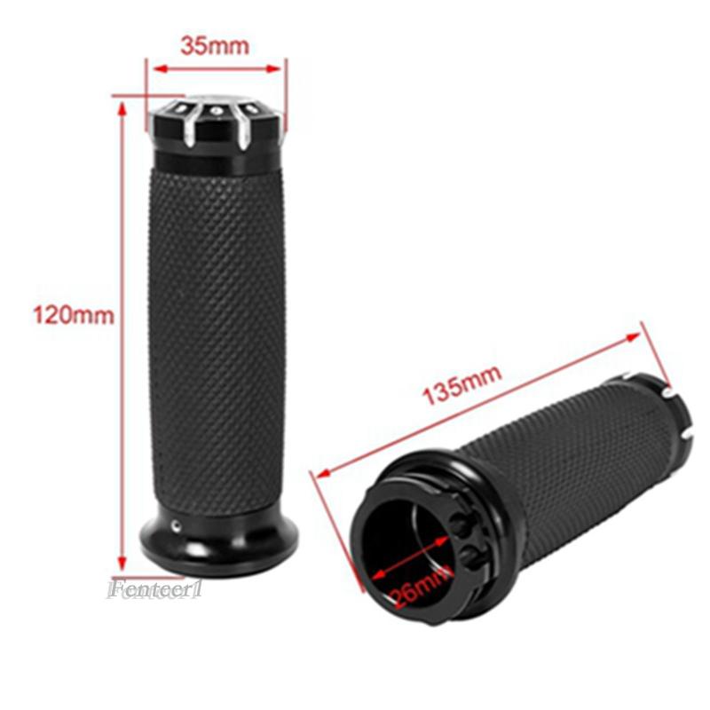 Vỏ Bọc Tay Cầm Xe Máy Màu Đen Chống Trượt 25mm Fenteer1