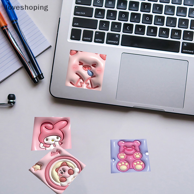 Bộ 62 Sticker Hoạt Hình Pikachu 3D Chống Thấm Nước Trang Trí Ván Trượt