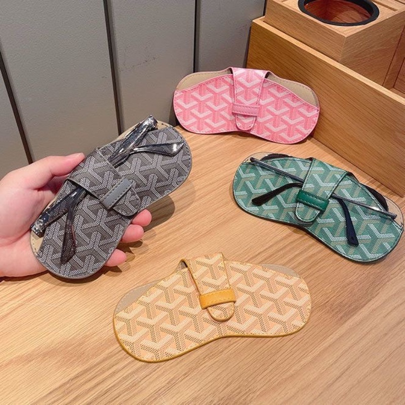 Túi Đựng Mắt Kính Bằng Da Chống Bụi Phong Cách Hàn Quốc