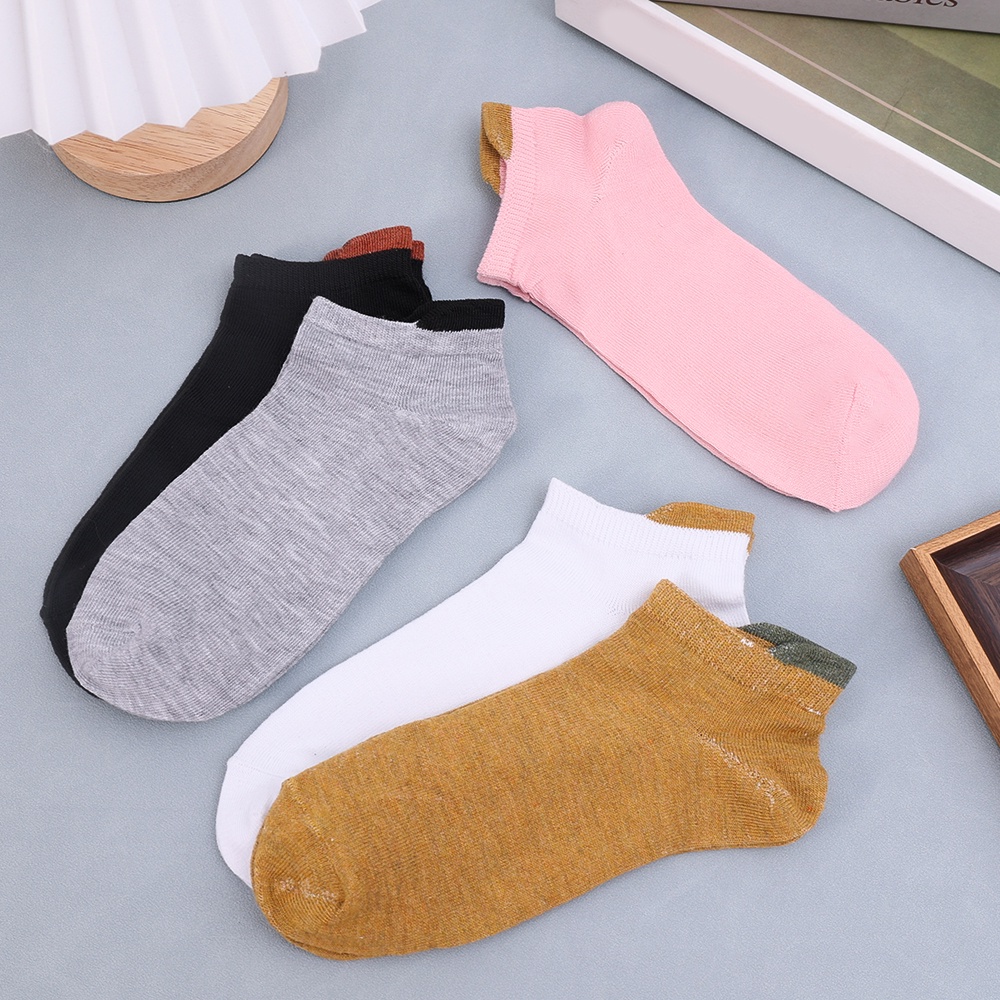 Đôi Vớ Mỏng Co Giãn Thoáng Khí Thấm Hút Mồ Hôi Chống Trượt Thân Thiện Với Da Phong Cách Nhật Bản Dễ Thương Dành Cho Nam Nữ