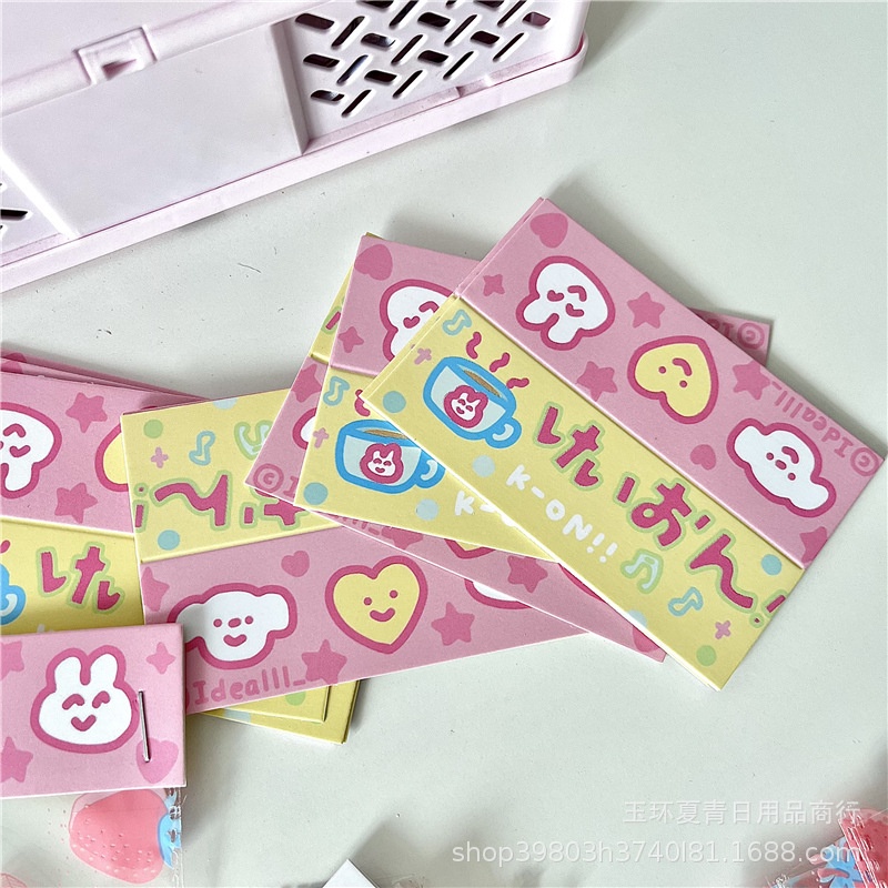 Set 10 Tấm Thẻ Ảnh Họa Tiết Graffiti Dễ Thương Dùng Làm Quà Tặng