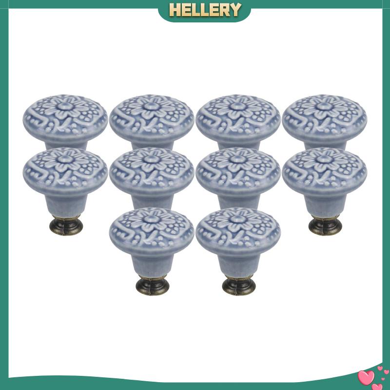 Set 10 Tay Nắm Ngăn Kéo Tủ Bằng Gốm 34mm