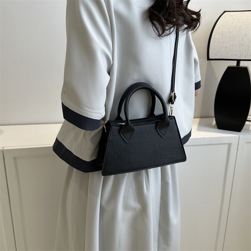 Túi Xách JASMIN NOIR Da PU Vân Cá Sấu Đơn Giản Cho Nữ