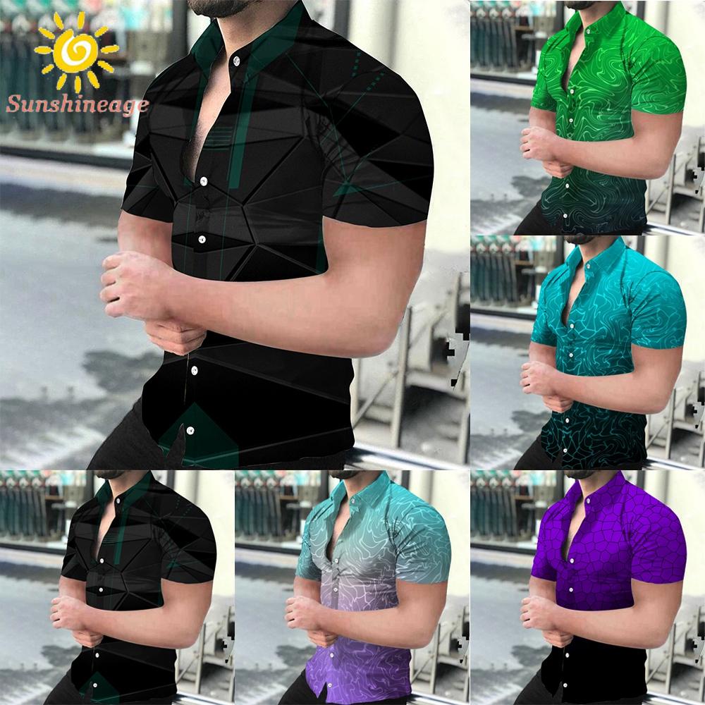 Áo Thun Tay Ngắn Chất Liệu Polyester Thoáng Khí In Họa Tiết Độc Đáo Thời Trang Cho