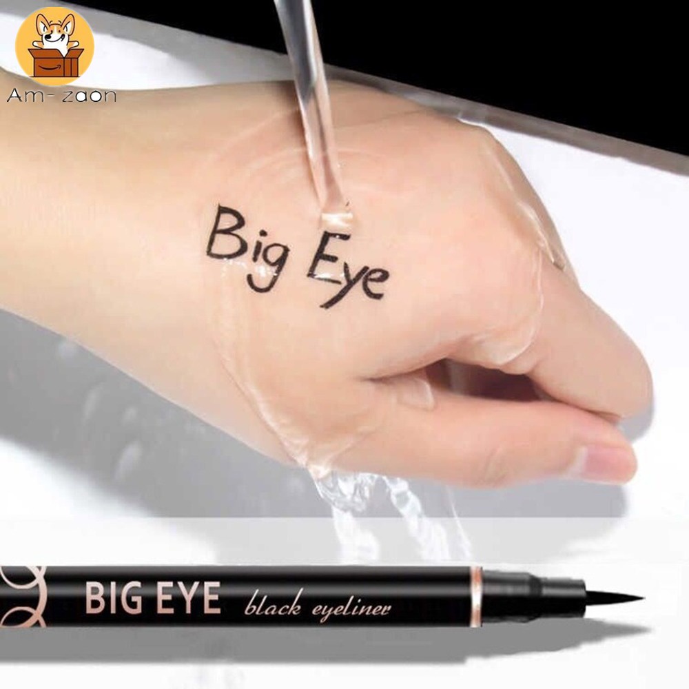 Bút Kẻ Mắt Màu Đen Nhanh Khô Chống Thấm Nước Lâu Trôi Trang Điểm Mượt Mà - A.HUOG