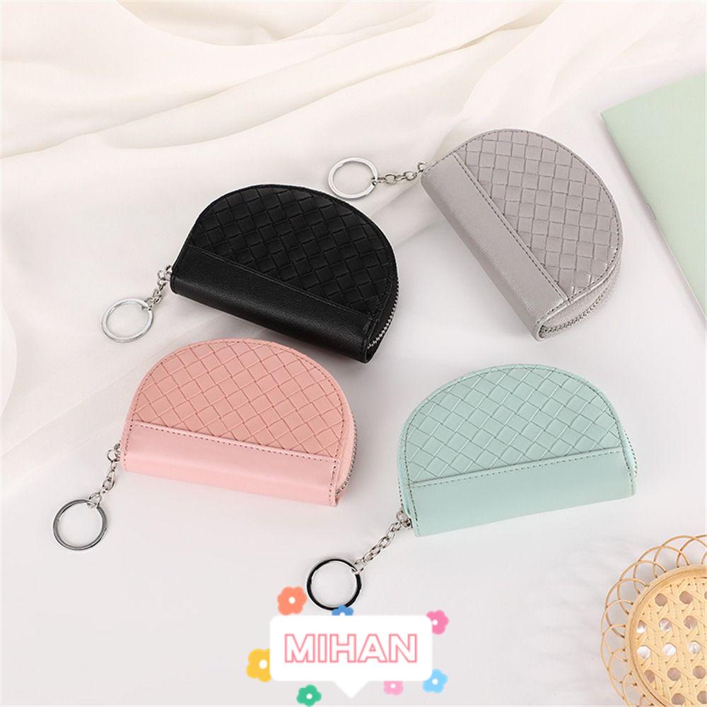 Ví Nhỏ Đựng Thẻ Có Khóa Kéo Xinh Xắn MIHAN1 Cho Nữ Giá Đỡ