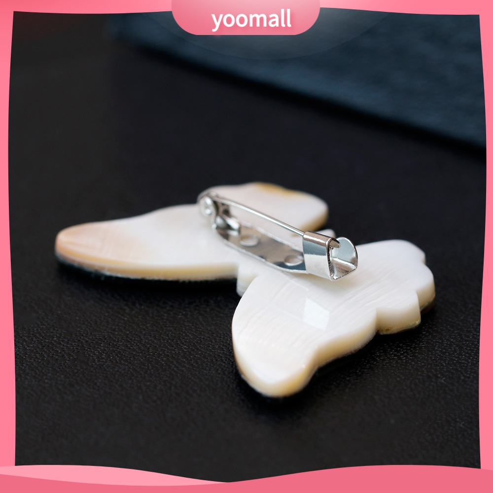 [YM] Ghim Cài Áo Hình Vỏ Sò Bướm Tinh Tế Cho Nữ