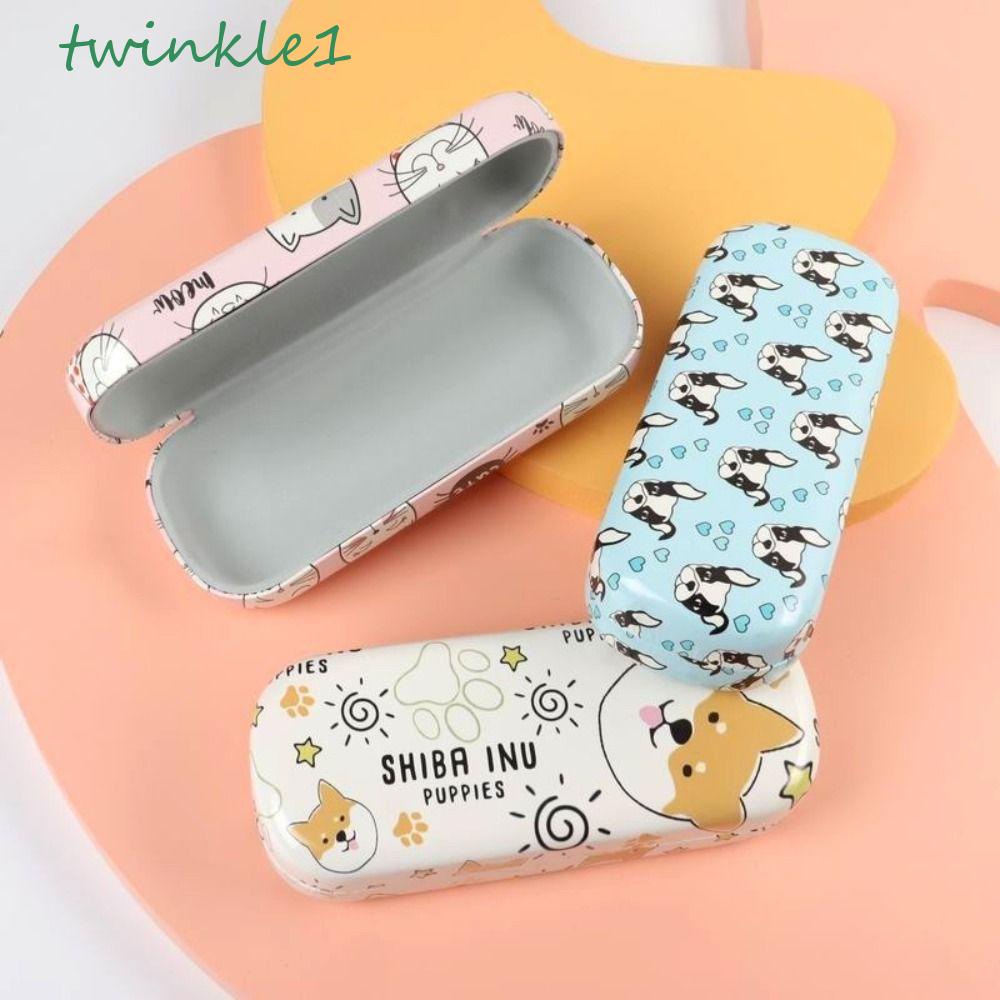 TWINKLE Hộp Đựng Mắt Kính Đọc Sách Họa Tiết Hoạt Hình Dễ Thương Cho Bé Gái