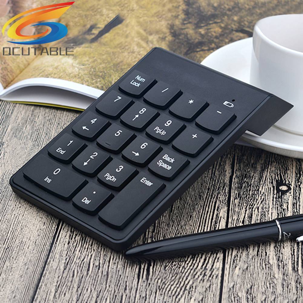 Bàn Phím Số Không Dây 18 Phím 2.4G 2.4G Dành Cho Laptop / Máy Tính Bảng
