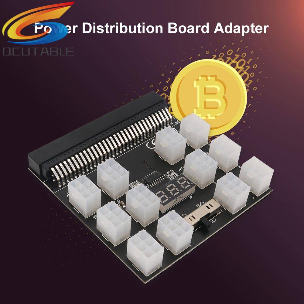 Bo Mạch Breakout 12 Cổng ATX 6 Pin 1200W Cho DPS-800GB 1200FB 1200QB A