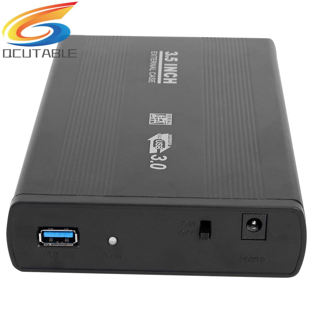 Hộp Đựng Ổ Cứng Ngoài 3.5 inch USB 3.0 SATA SSD HDD Ốp