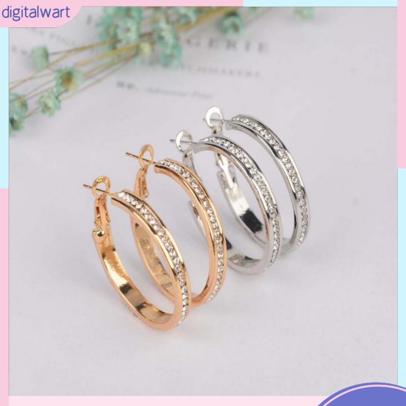 Khuyên Tai Tròn Lớn Đơn Giản Cá Tính Đa Năng [DG]