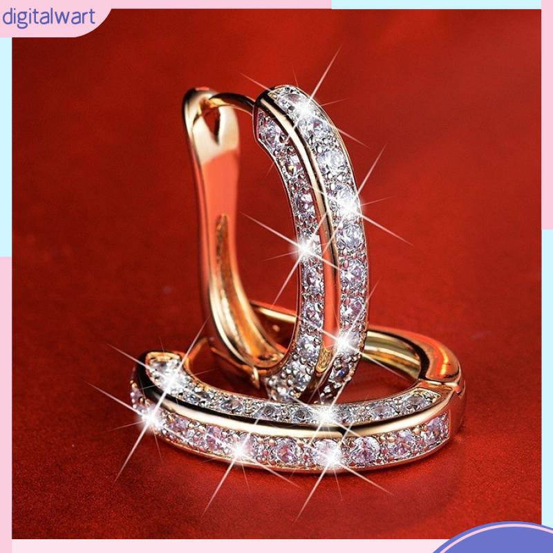 Bông Tai Ba Mặt Đính Đá Thời Trang Dành Cho Nữ