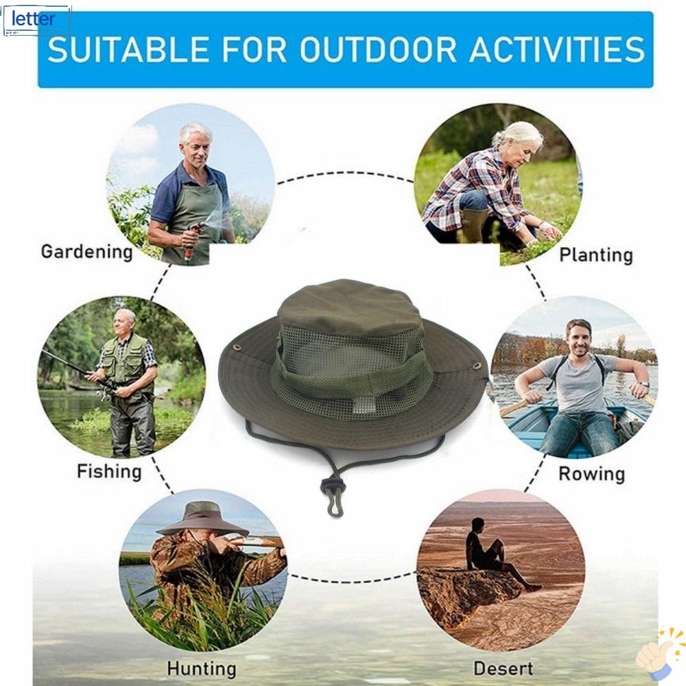 LET Mũ Câu Cá Bằng Cotton Thoáng Khí Chống Tia UV